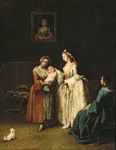 De Voedster door Pietro Longhi